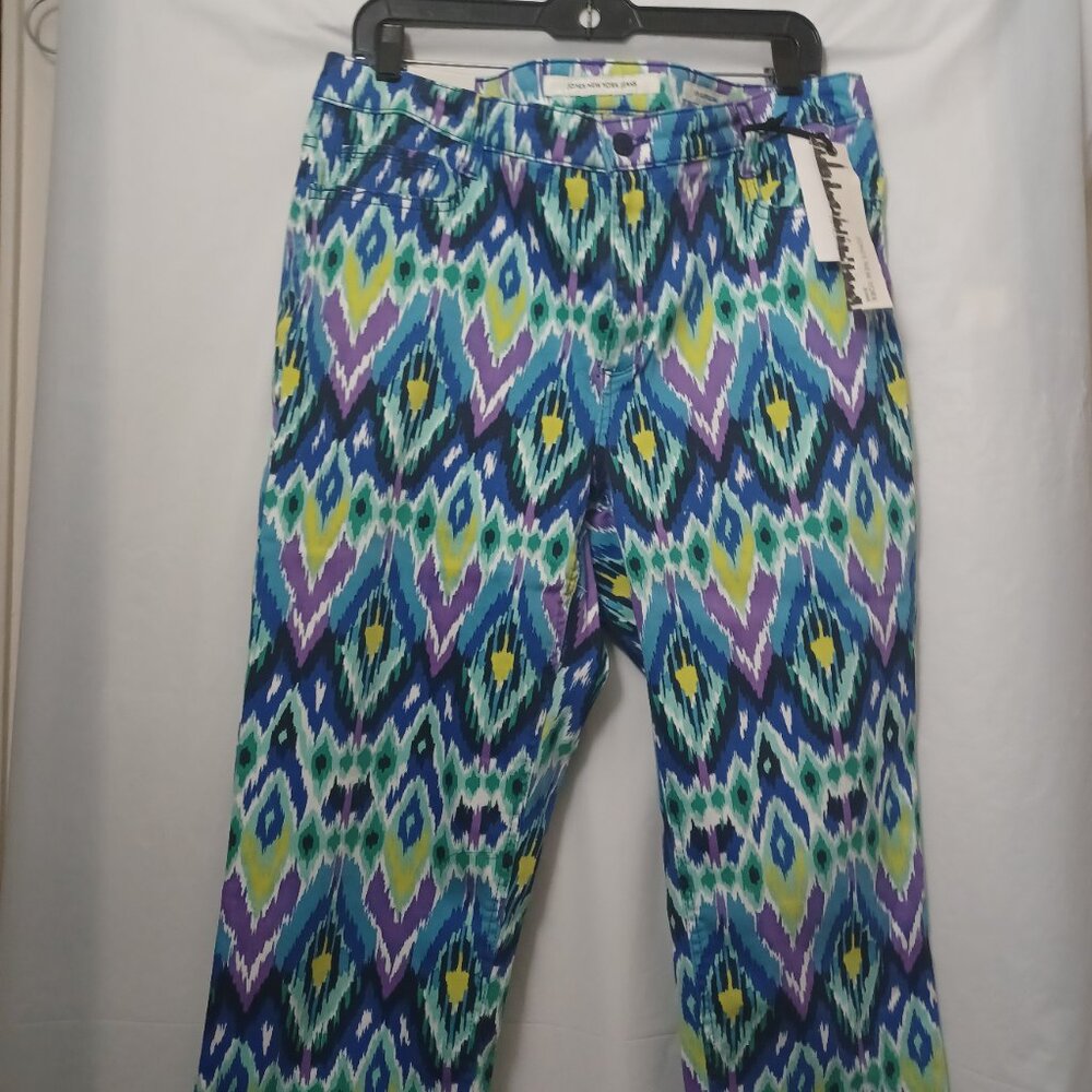 JONES NEW YORK CITY CUFFED CAPRI PANTS